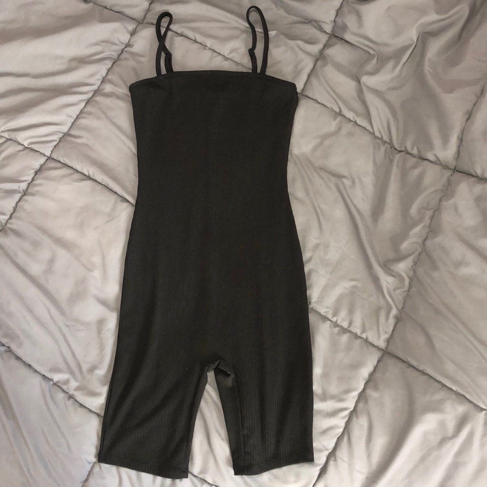 Fashion Nova Ribbed Romper / Jumpsuit / Unitard